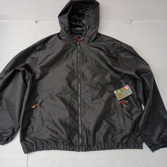 Ozark Trail Windbreaker Jacket Men's Size XL XLarge Black - Picture 1 of 10